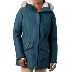 NWT Columbia Women's Carson Path Interchange 3 in 1 Hooded Teal Jacket Size 3X